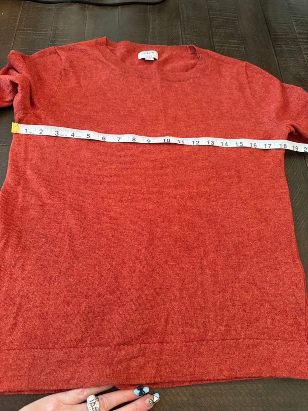 J. Crew Women's Teddie Rust Crewneck Sweater